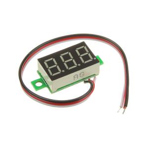 Модуль вольтметра 0-100В зеленый 0,28"