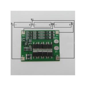 Модуль защиты Li-ion аккумуляторов BMS на 3 банки с балансиром
