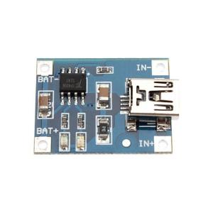 Модуль ЗУ для литиевых АКБ 1S (3.7В) miniUSB