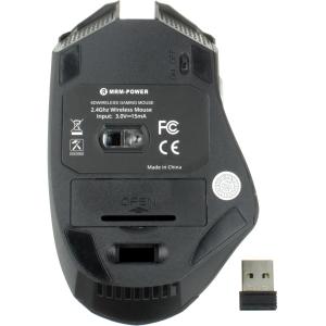 Мышь беспроводная MRM-Power E1077 черная, игровая