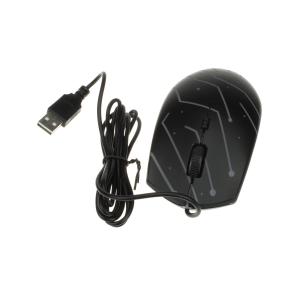 Мышь проводная Maze USB оптическая black