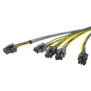 Набор кабелей для блока питания майнинг моделей 5 по 6pin