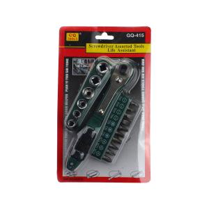 Набор отверток GQ-416 16 насадок/головок, с трещоткой