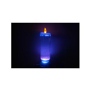 Ночник свеча светодиодная с блестками S-100 3AAA/USB (шнура нет в комплекте)