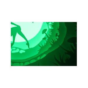 Ночной светильник Лайтбокс "Фея" (браширование, коричневая патина)