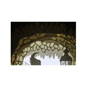 Ночной светильник Лайтбокс "Фея" (браширование, коричневая патина)