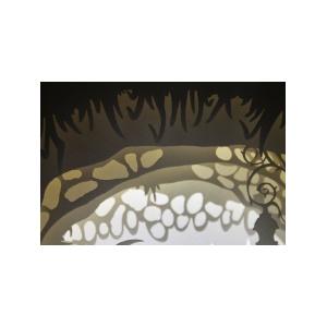 Ночной светильник Лайтбокс "Фея" (браширование, коричневая патина)