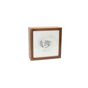 Ночной светильник Лайтбокс "Фея" с пультом (темный орех)