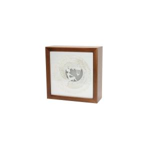 Ночной светильник Лайтбокс "Фея" с пультом (темный орех)