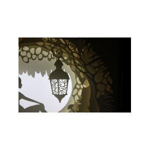 Ночной светильник Лайтбокс "Фея" (темный орех)