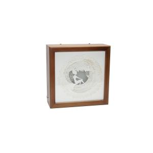 Ночной светильник Лайтбокс "Фея" (темный орех)