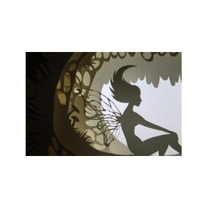 Ночной светильник Лайтбокс "Фея" (темный орех)