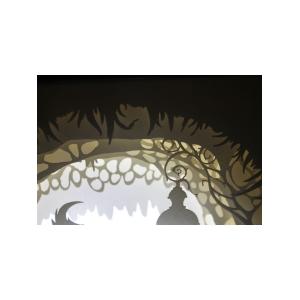 Ночной светильник Лайтбокс "Фея" (темный орех)