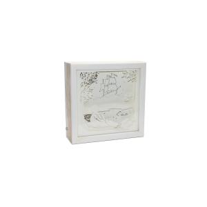 Ночной светильник Лайтбокс "Мечта" (браширование, коричневая патина)