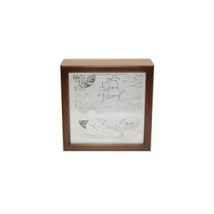 Ночной светильник Лайтбокс "Мечта" с пультом (светлый орех)