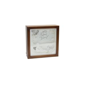 Ночной светильник Лайтбокс "Мечта" с пультом (светлый орех)