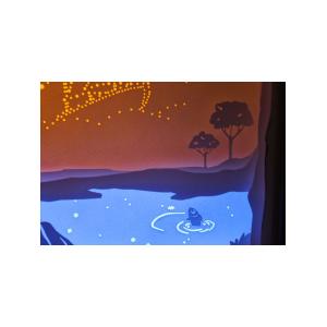 Ночной светильник Лайтбокс "Мечта" с пультом (светлый орех)