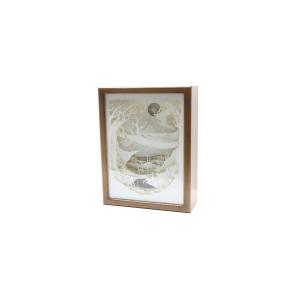 Ночной светильник Лайтбокс "Волшебный мир" (светлый орех)