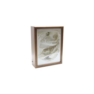 Ночной светильник Лайтбокс "Волшебный мир" (светлый орех)