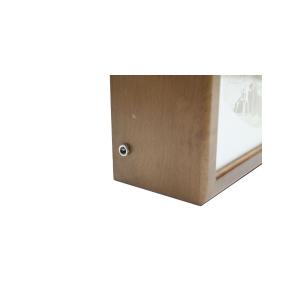 Ночной светильник Лайтбокс "Волшебный мир" (светлый орех)