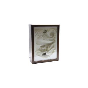 Ночной светильник Лайтбокс "Волшебный мир" (темный орех)