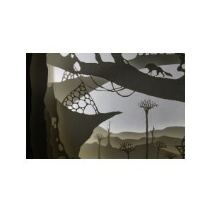 Ночной светильник Лайтбокс "Волшебный мир" (темный орех)