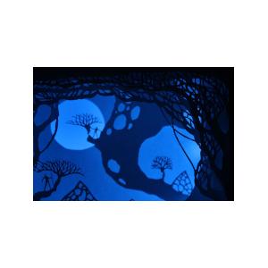 Ночной светильник Лайтбокс "Волшебный мир" (венге)