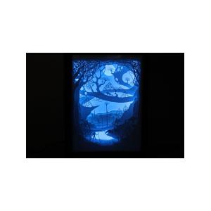 Ночной светильник Лайтбокс "Волшебный мир" (венге)