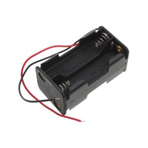 Отсек для элементов BAT/H AA*4 с двумя проводами, двухсторонний