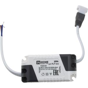 Панель светодиодная RLP-eco 6Вт 230В 4000К 420Лм 120/100мм белая IN HOME