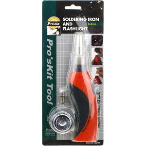 Паяльник SI-B160T 6Вт на батарейках AA, фонарик