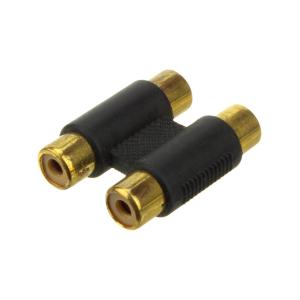 Переходник 2RCA(G)-2RCA(G) Gold