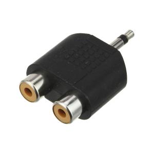 Переходник 2RCA(G)-J3.5, моно