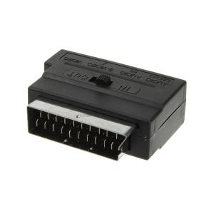 Переходник 3RCA(G)-SCART-SVHS(G) с переключателем
