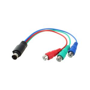 Переходник 3RCA(G)(RGB)-SVHS 7PIN