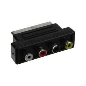 Переходник 4RCA(G)-SCART