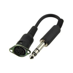 Переходник 5PIN(G)-J6.3 гибкий, с ушами для крепления