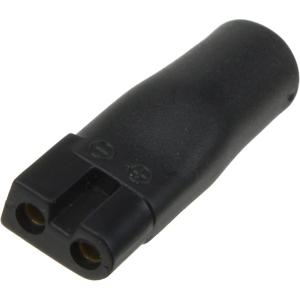 Переходник гнездо питания 2.1 - на штекер питания С8, поляризованный