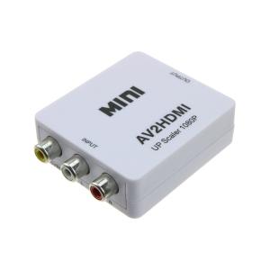 Переходник HDMI(G) - 3RCA(G)-input конвертер белый