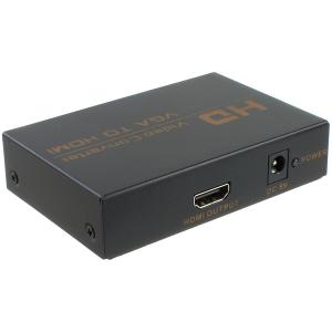 Переходник HDMI(G) - VGA(G) - RCA(G) HWH-2058 конвертер, черный