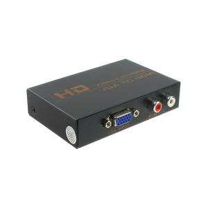 Переходник HDMI(G) - VGA(G) - RCA(G) HWH-2058 конвертер, черный