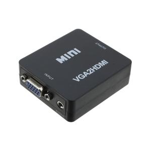 Переходник HDMI(G) - VGA(G) конвертер, черный