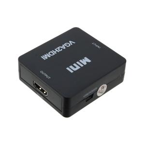 Переходник HDMI(G) - VGA(G) конвертер, черный