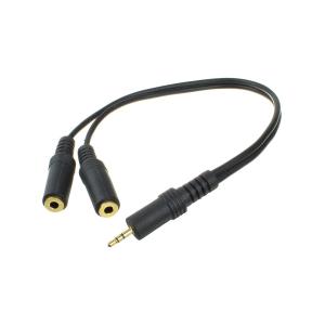 Переходник J2.5 - 2J3.5(G) гибкий 0,2м gold stereo