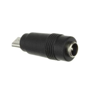 Переходник microUSB B-гнездо питания 5,5*2,1 прямой