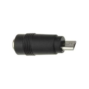Переходник microUSB B-гнездо питания 5,5*2,1 прямой