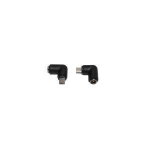 Переходник microUSB B-гнездо питания 5,5*2,5 угловой