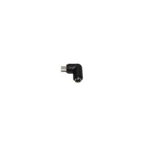 Переходник microUSB B-гнездо питания 5,5*2,5 угловой