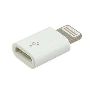 Переходник microUSB B(G)-Lightning 5 пластик