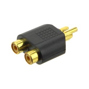 Переходник RCA-2RCA(G) Gold
